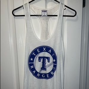 PINK Texas Rangers tank top.